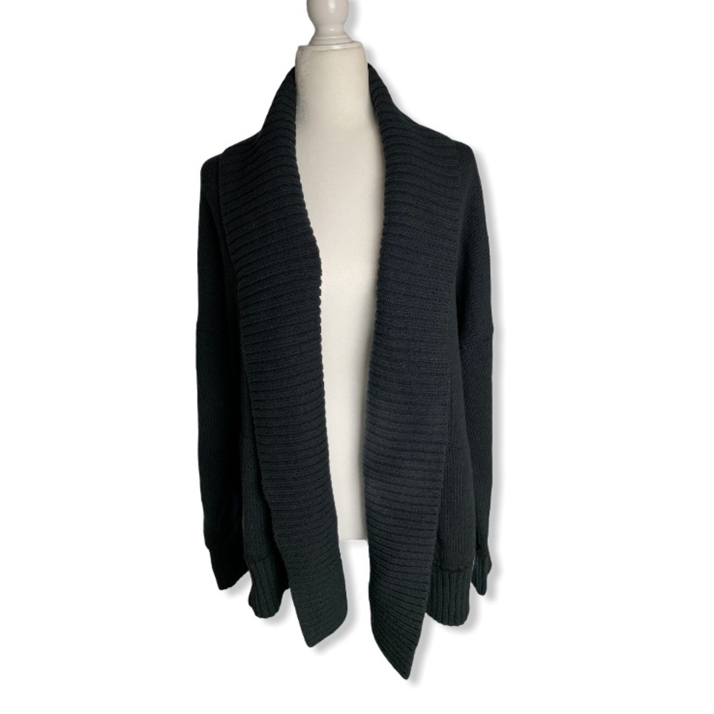 J.CREW Black Chunky Cardigan XL